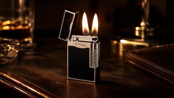 Soft flame lighter — lighting a cigar the right way