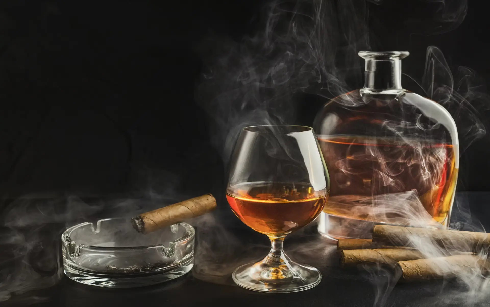 Single Malt Cigar Bar main lounge interior