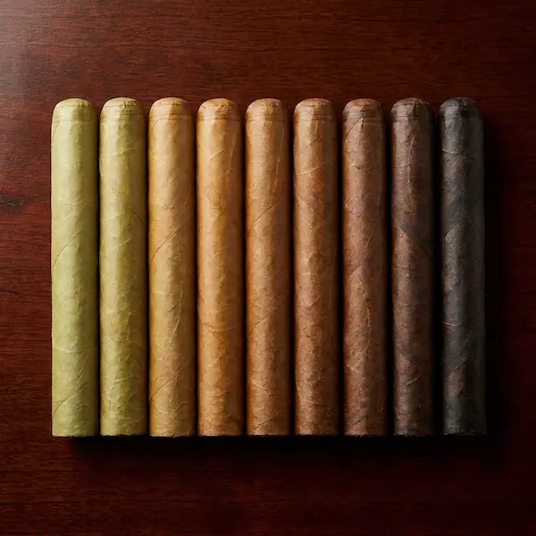 Cigar wrapper leaf spectrum